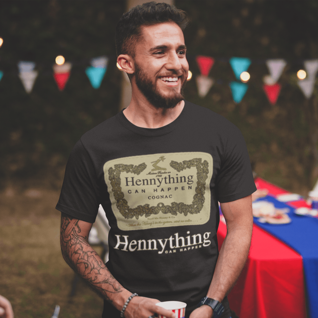 Hennesy T-shirt Hennything Can Happen Top Koala Unisex Tee - TopKoalaTee