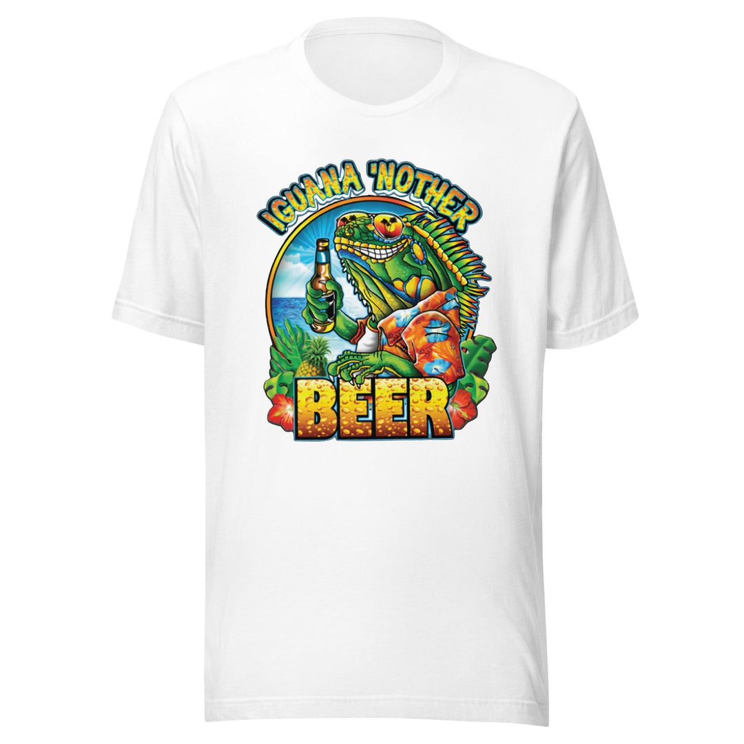 Drinking T-shirt Inguana 'Nother Beer Short Sleeve 100% Cotton Crew Neck Unisex Top - TopKoalaTee