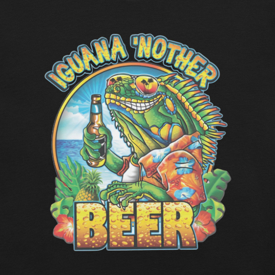 Drinking T-shirt Inguana 'Nother Beer Short Sleeve 100% Cotton Crew Neck Unisex Top - TopKoalaTee