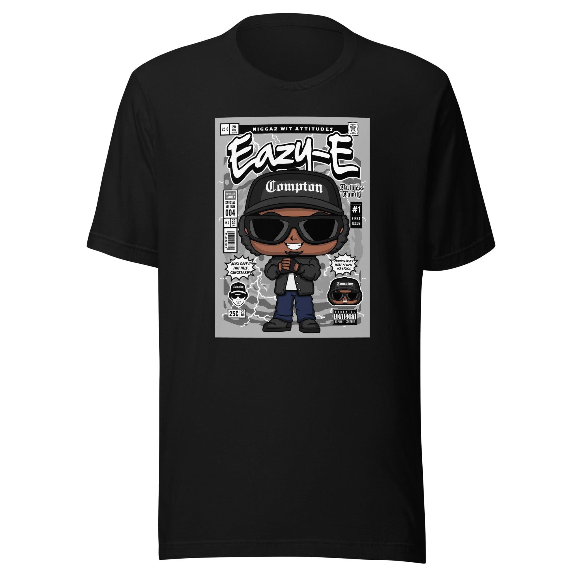 Eazy-E T-Shirt Cartoon Pop Culture Short Sleeve Unisex Top - TopKoalaTee