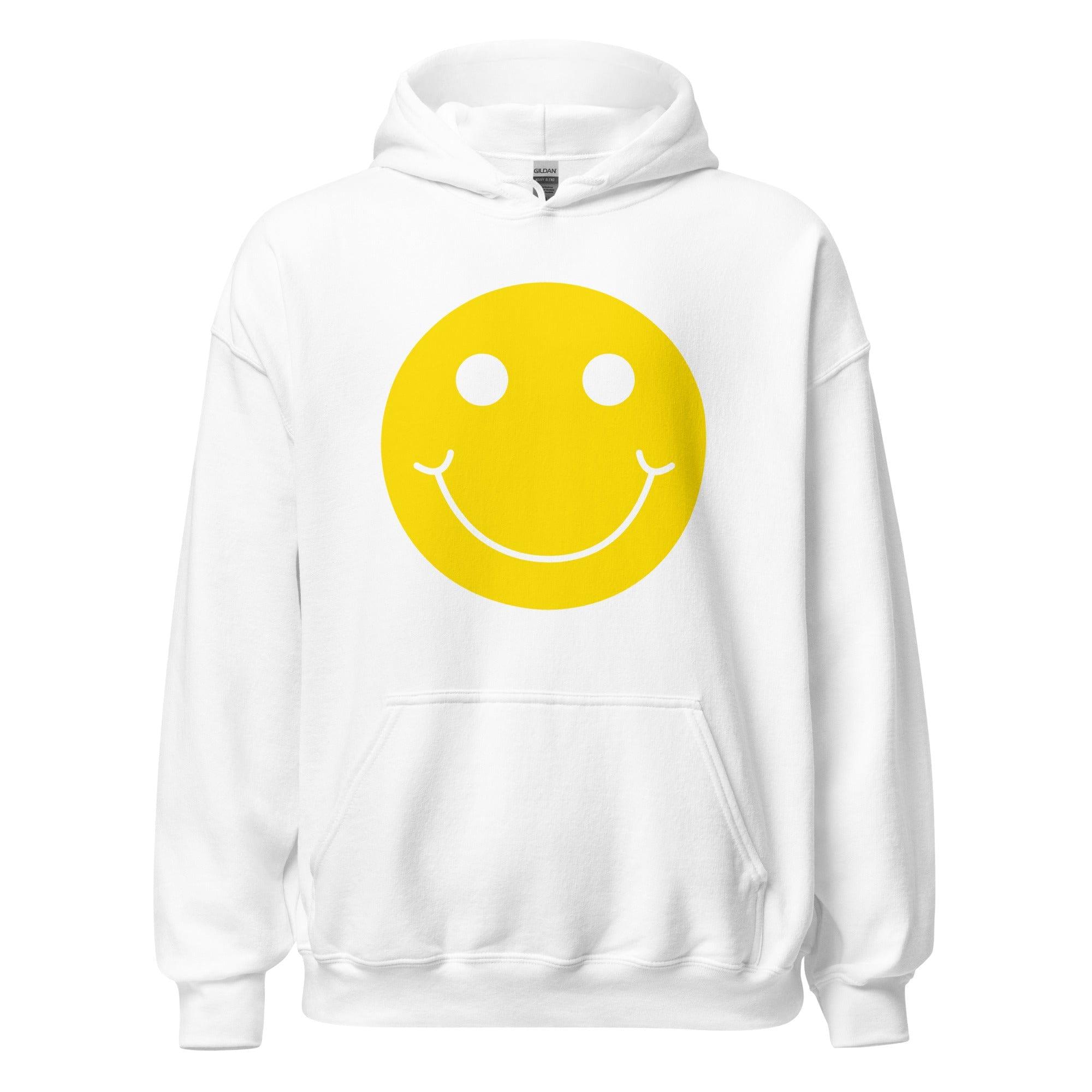 Emoji Hoodie Happy Face Emoji Unisex Pullover - TopKoalaTee