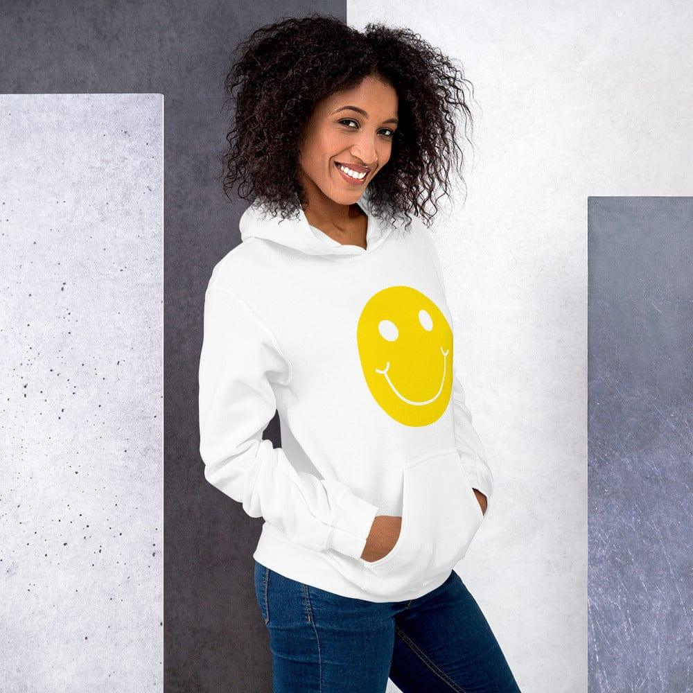Emoji Hoodie Happy Face Emoji Unisex Pullover - TopKoalaTee