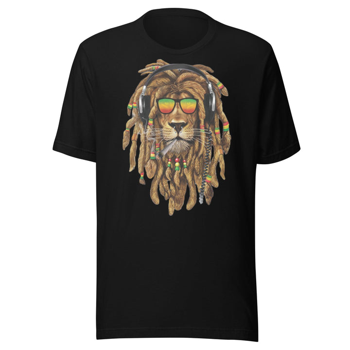 Short Sleeve T-shirt TopKoala Softstyle Jamaican Lion Unisex Tee - TopKoalaTee