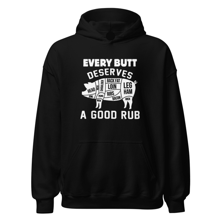 Every Butt Needs A Good Rub Blended Cotton Midweight Unisex Pullover - TopKoalaTee