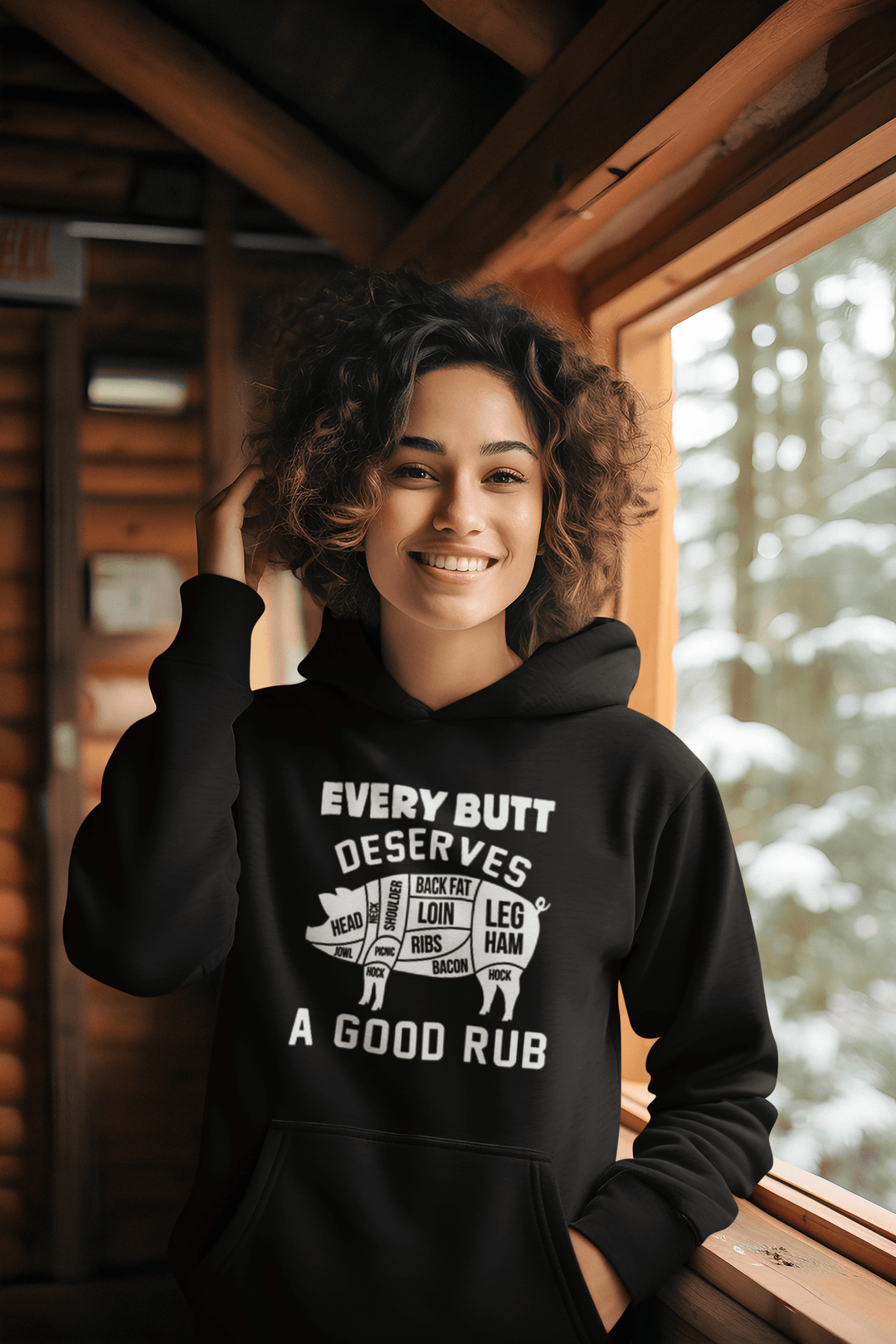 Every Butt Needs A Good Rub Blended Cotton Midweight Unisex Pullover - TopKoalaTee