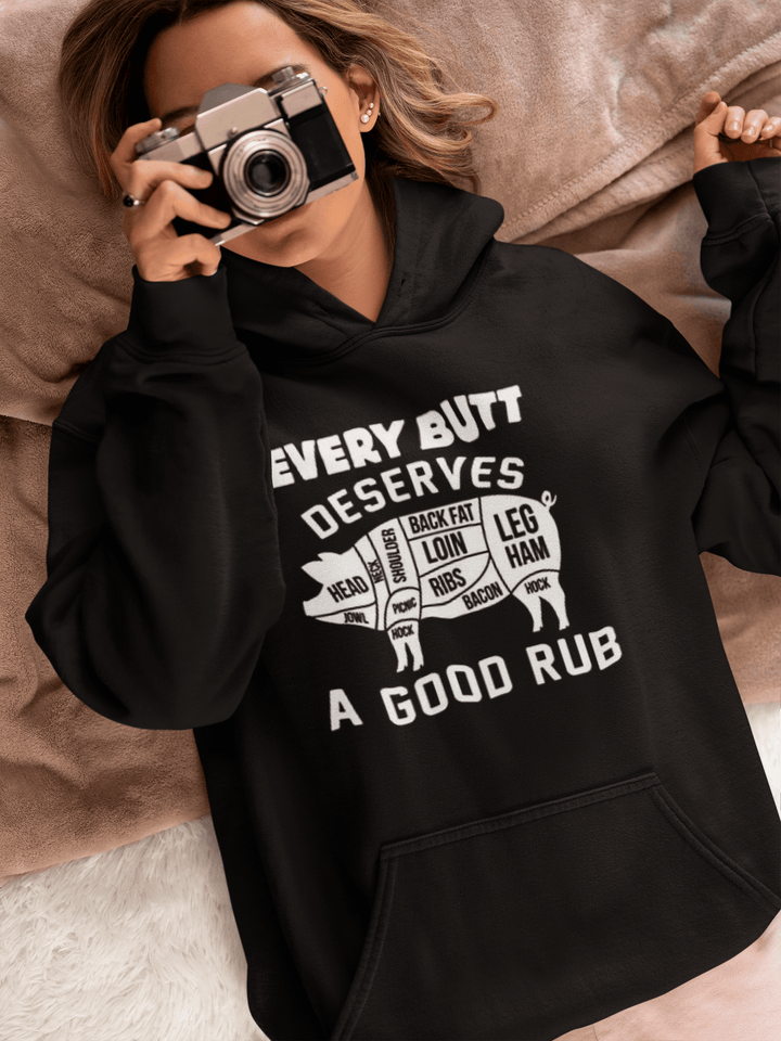 Every Butt Needs A Good Rub Blended Cotton Midweight Unisex Pullover - TopKoalaTee