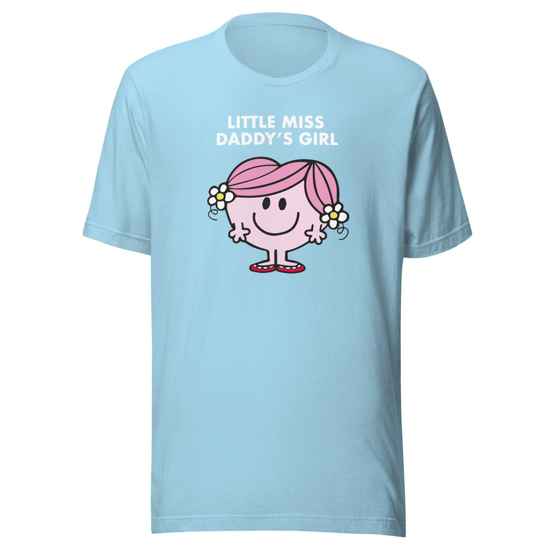 Fathers Day T-shirt Little Miss Daddy's Girl Short Sleeve Top - TopKoalaTee