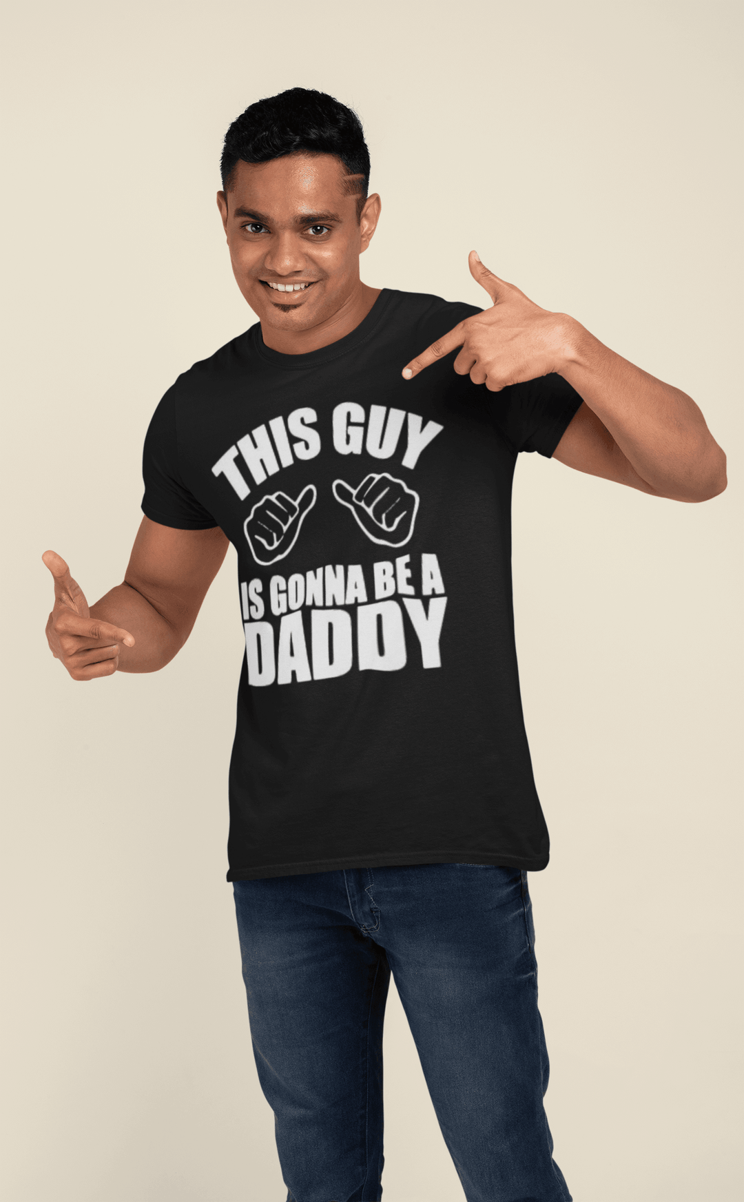 Family T-shirt This Guy Is Going To Be A Daddy Short Sleeve Ultra Soft Crew Neck Top - TopKoalaTee