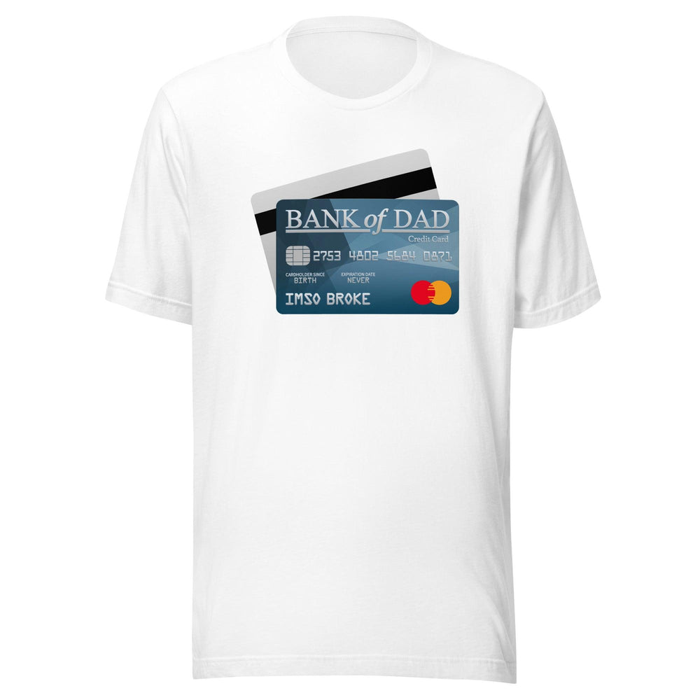 Father's Day T-shirt Bank of Dad Credit Cart Top Koala Tee - TopKoalaTee