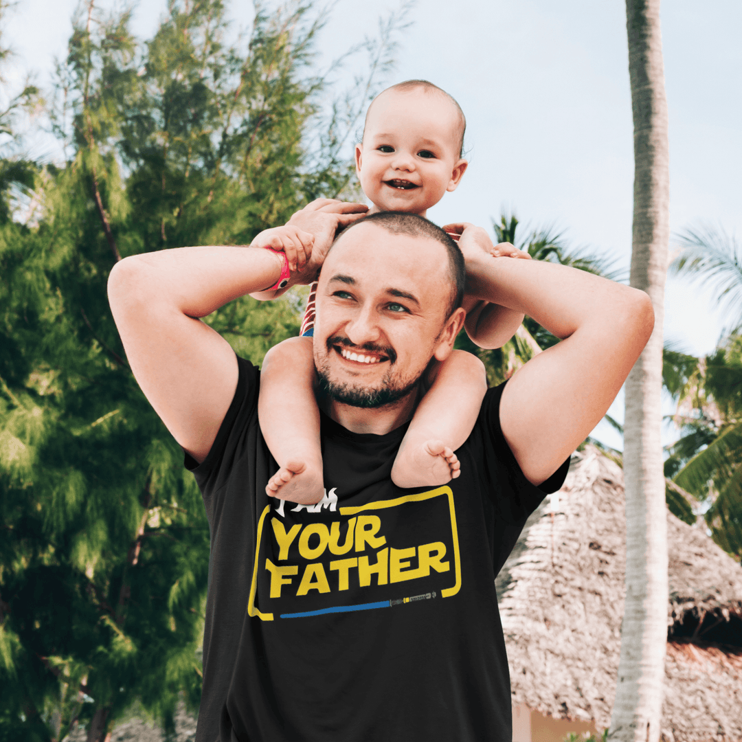 Father's Day T-Shirt I Am Your Father Short Sleeve Ultra Soft Cotton Crew Neck Top - TopKoalaTee