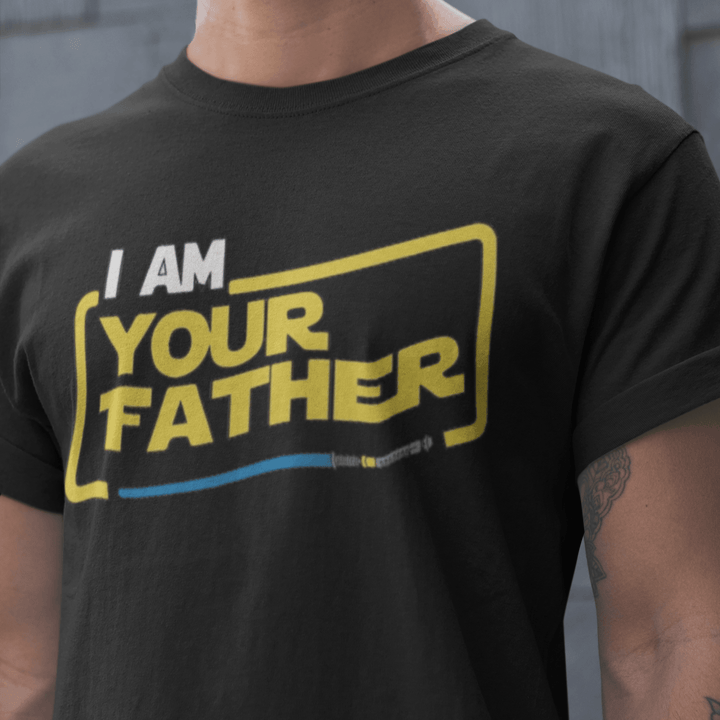 Father's Day T-Shirt I Am Your Father Short Sleeve Ultra Soft Cotton Crew Neck Top - TopKoalaTee