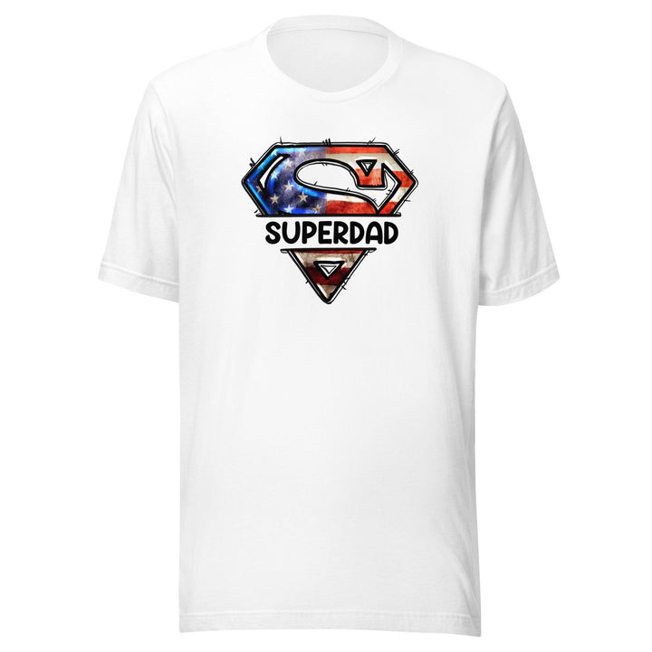 Father's Day T-Shirt Super Dad Short Sleeve Unisex Top - TopKoalaTee