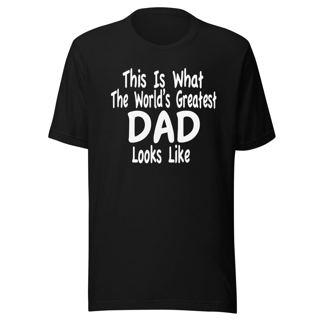 Fathers Day T-shirt This is what The Worlds Greatest Dad Looks Like - TopKoalaTee