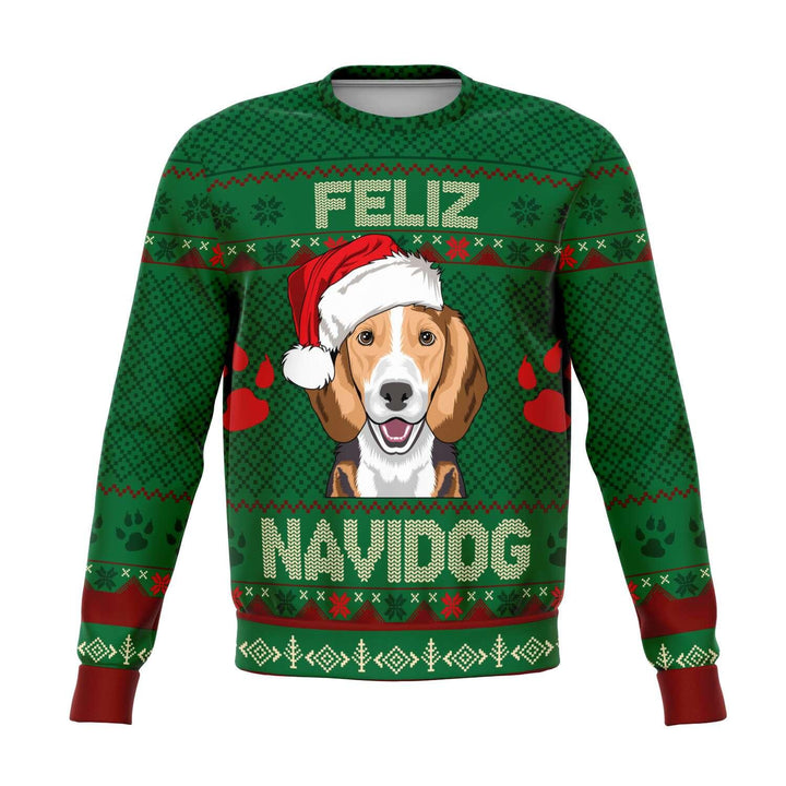 Feliz Navidog Beagle Ugly Christmas Sweatshirt