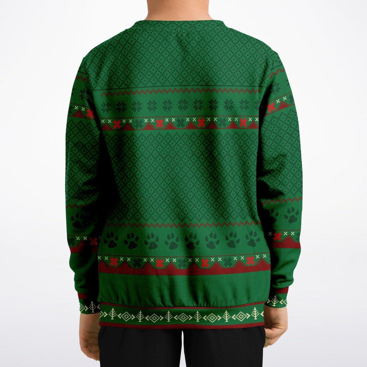 Feliz Navidog German Shepard Kids Unisex Ugly Christmas Sweatshirt - TopKoalaTee