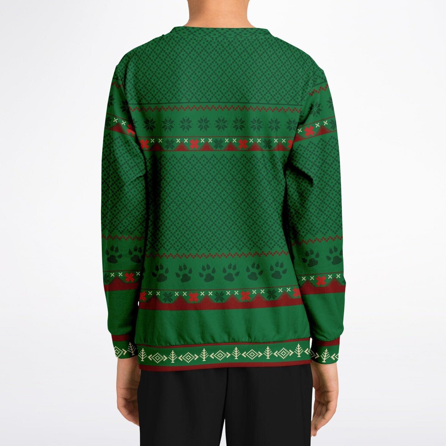 Feliz Navidog Labrador Kids Unisex Ugly Christmas Sweatshirt - TopKoalaTee