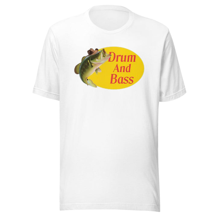 Fishing T-shirt Drum And Bass Short Sleeve 100% Cotton Crewneck Unisex Top - TopKoalaTee