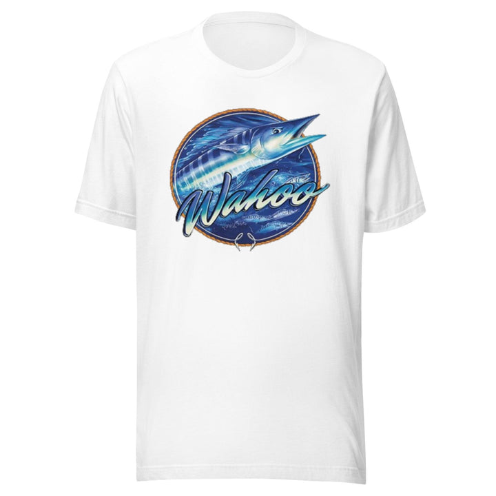 Fishing T-shirt Wahoo Short Sleeve 100% Cotton Crew Neck Unisex Top - TopKoalaTee