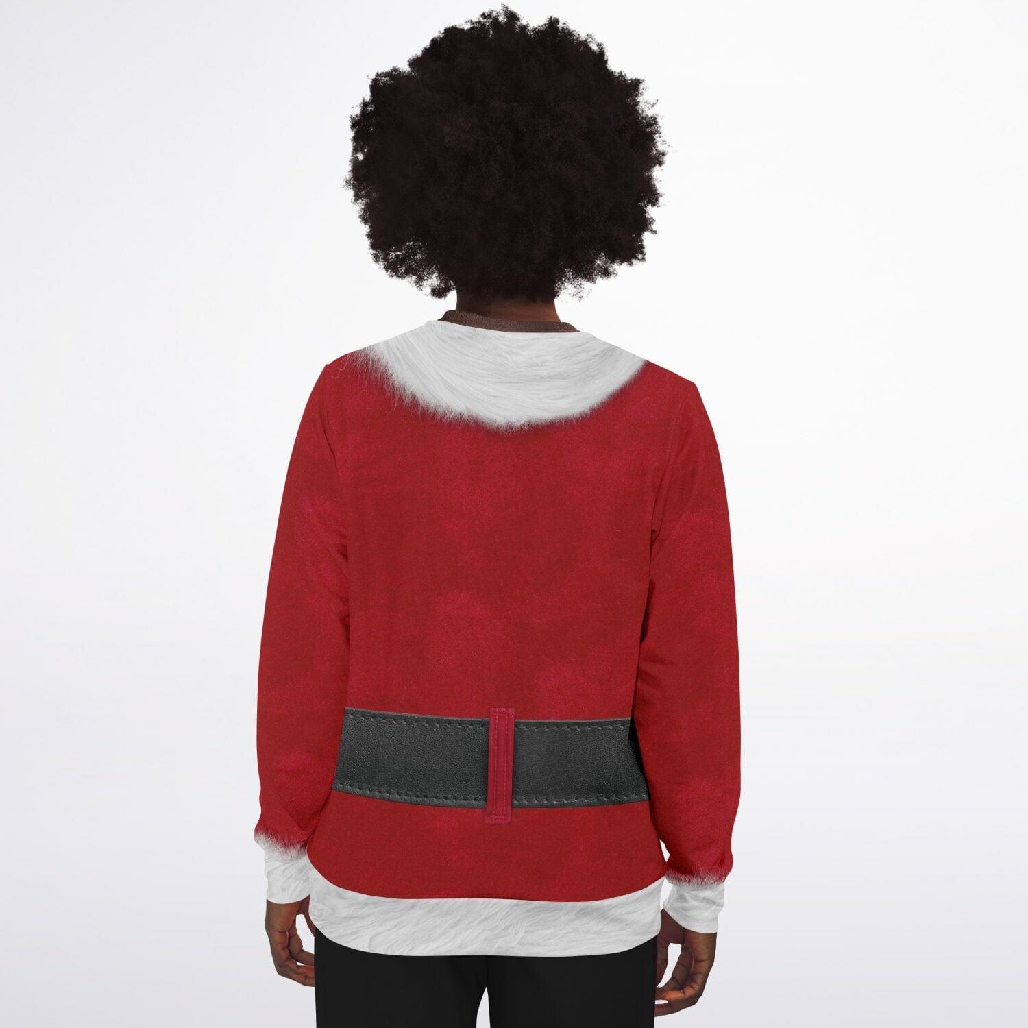 Fit African American Santa Unisex Ugly Christmas Sweater - TopKoalaTee
