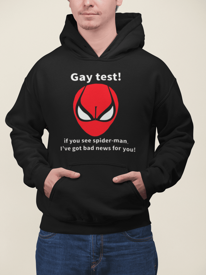 Blended Cotton Hoodie Top Koala Softstyle Gay Spiderman Test Pullover - TopKoalaTee