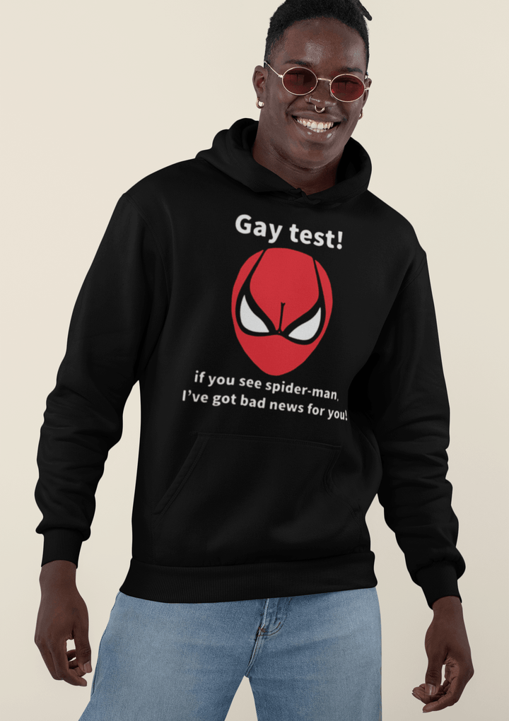 Blended Cotton Hoodie Top Koala Softstyle Gay Spiderman Test Pullover - TopKoalaTee