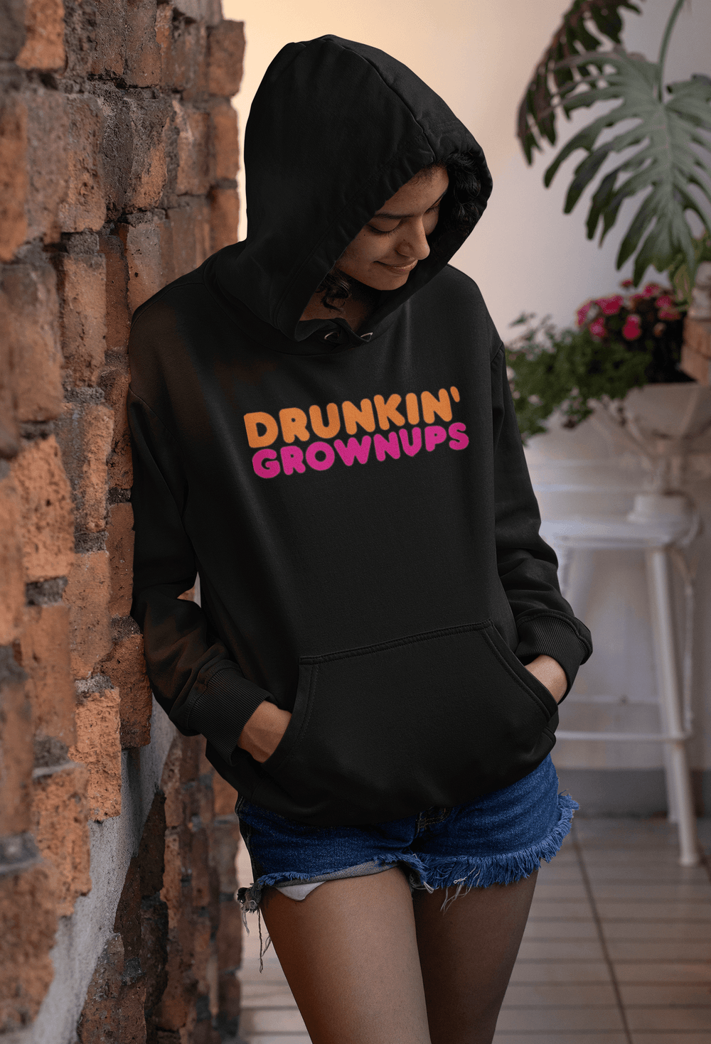 Top Koala Softstyle Cotton Blend Hoodie Drunkin Grownups Pullover - TopKoalaTee