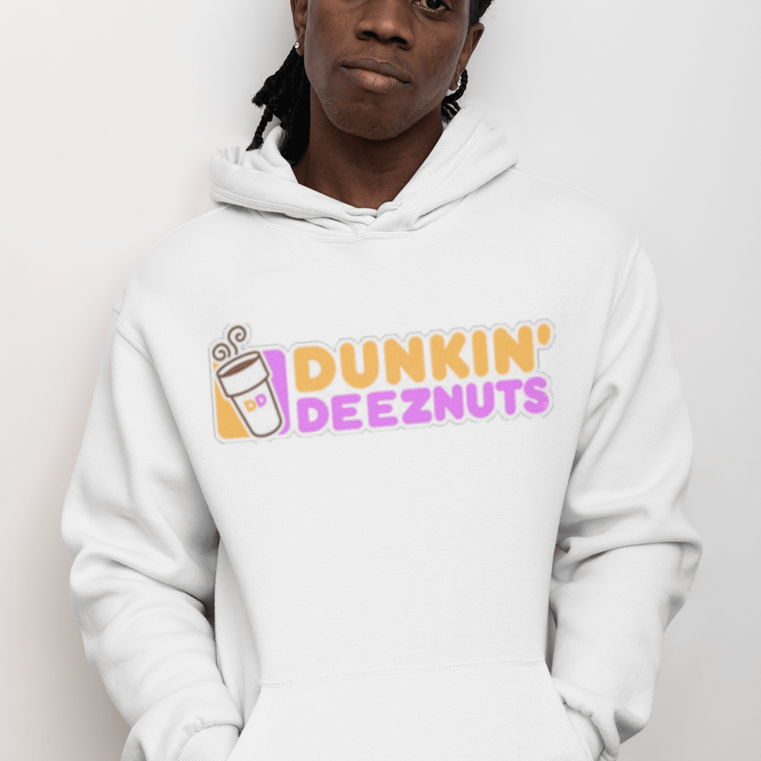 Cotton Blend Top Koala Heavyweight Hoodie Dunkin Deeznuts Pullover - TopKoalaTee