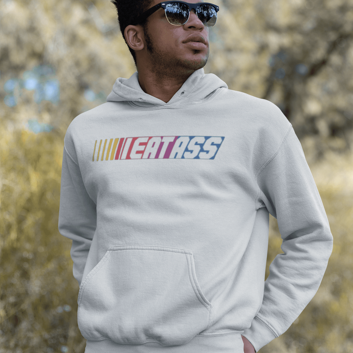 Nascar Hoodie Eat Ass Top Koala Soft Style Blended Coton Pullover - TopKoalaTee