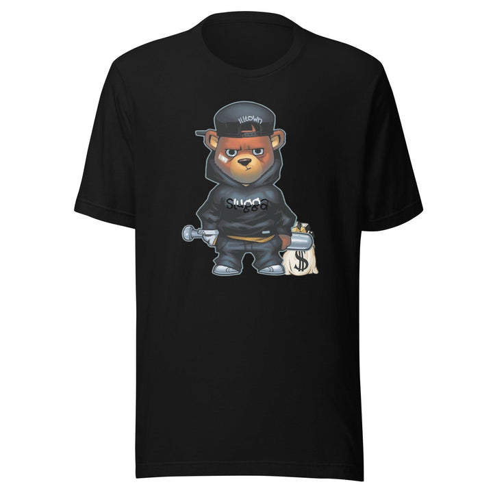 Gangster Sluggah T-shirt Urban Teddy Bear Series Dressed Like a Gangsta Short Sleeve Unisex Top - TopKoalaTee