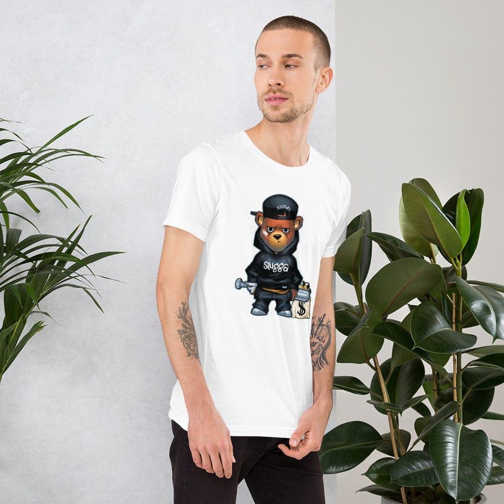 Gangster Sluggah T-shirt Urban Teddy Bear Series Dressed Like a Gangsta Short Sleeve Unisex Top - TopKoalaTee