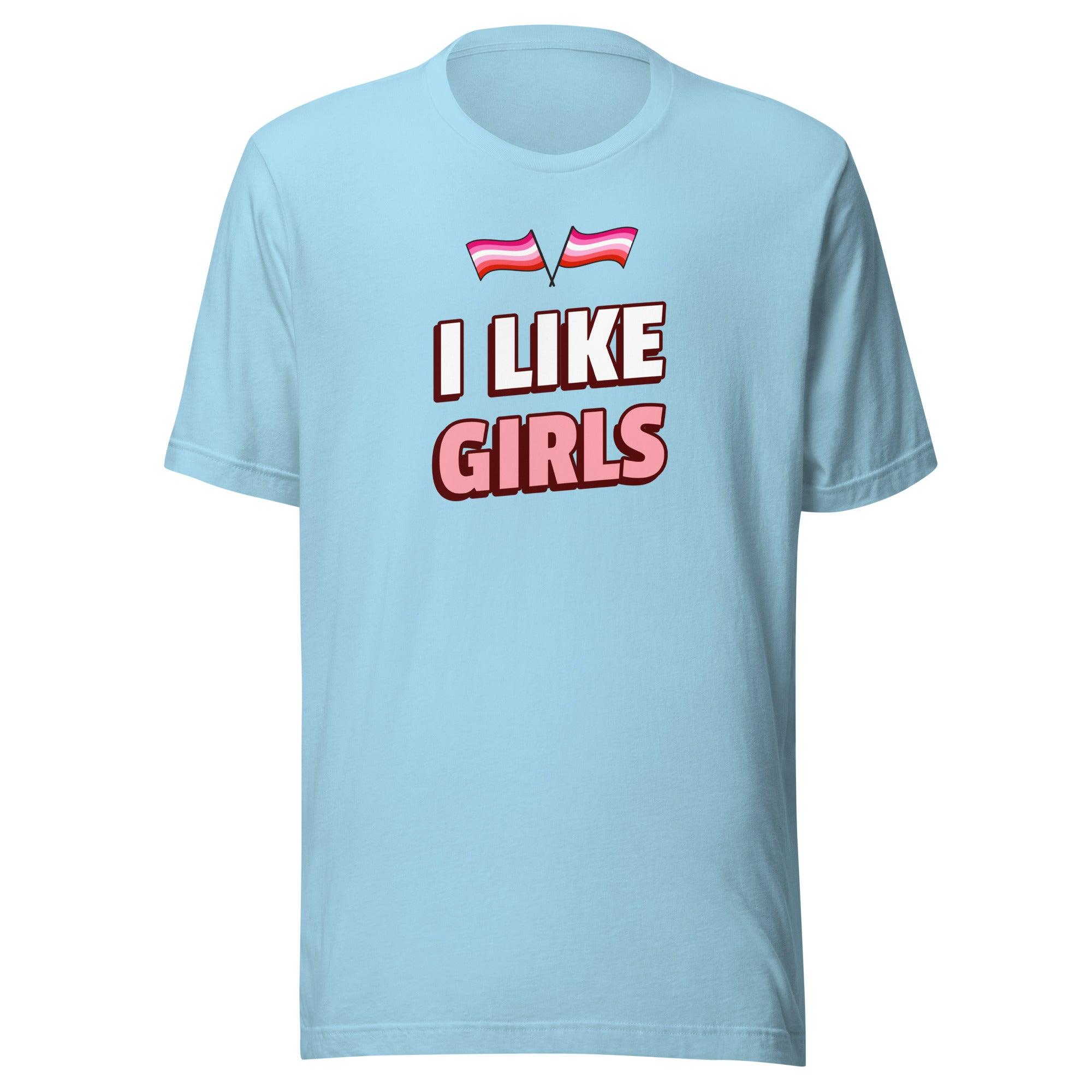 Gay Pride T-shirt I Like Girls Top Koala Unisex Tee - TopKoalaTee