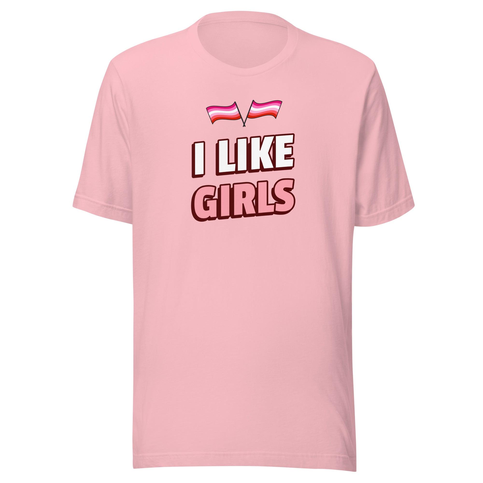 Gay Pride T-shirt I Like Girls Top Koala Unisex Tee - TopKoalaTee