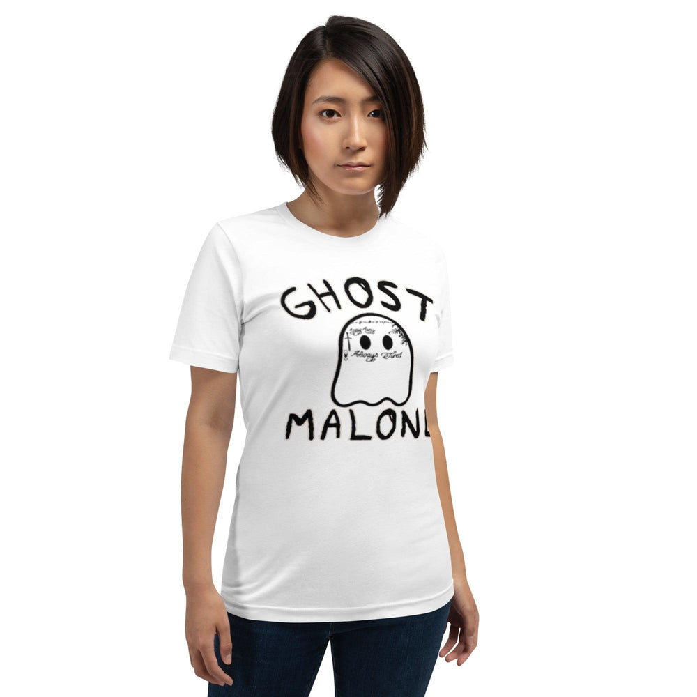 Halloween T-shirt Top Kola Softstyle Ghost Malone Short Sleeve Top - TopKoalaTee