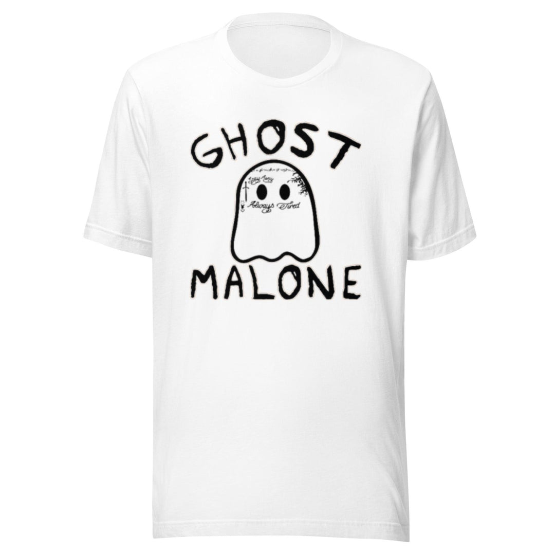 Halloween T-shirt Top Kola Softstyle Ghost Malone Short Sleeve Top - TopKoalaTee