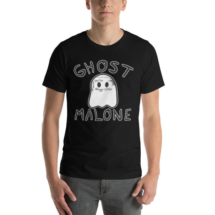 Halloween T-shirt Top Kola Softstyle Ghost Malone Short Sleeve Top - TopKoalaTee