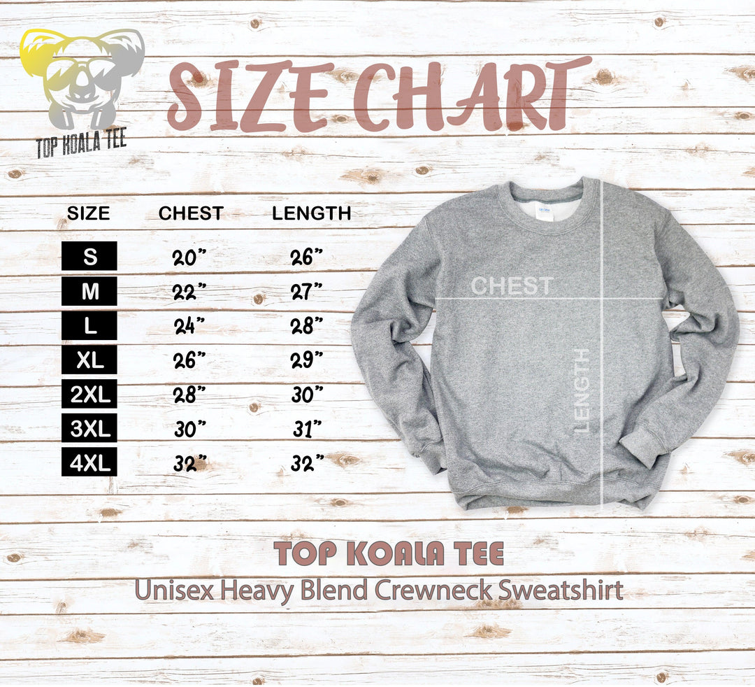 Gildan Heavy Blend Black Crewneck Sweatshirt 18000 - TopKoalaTee