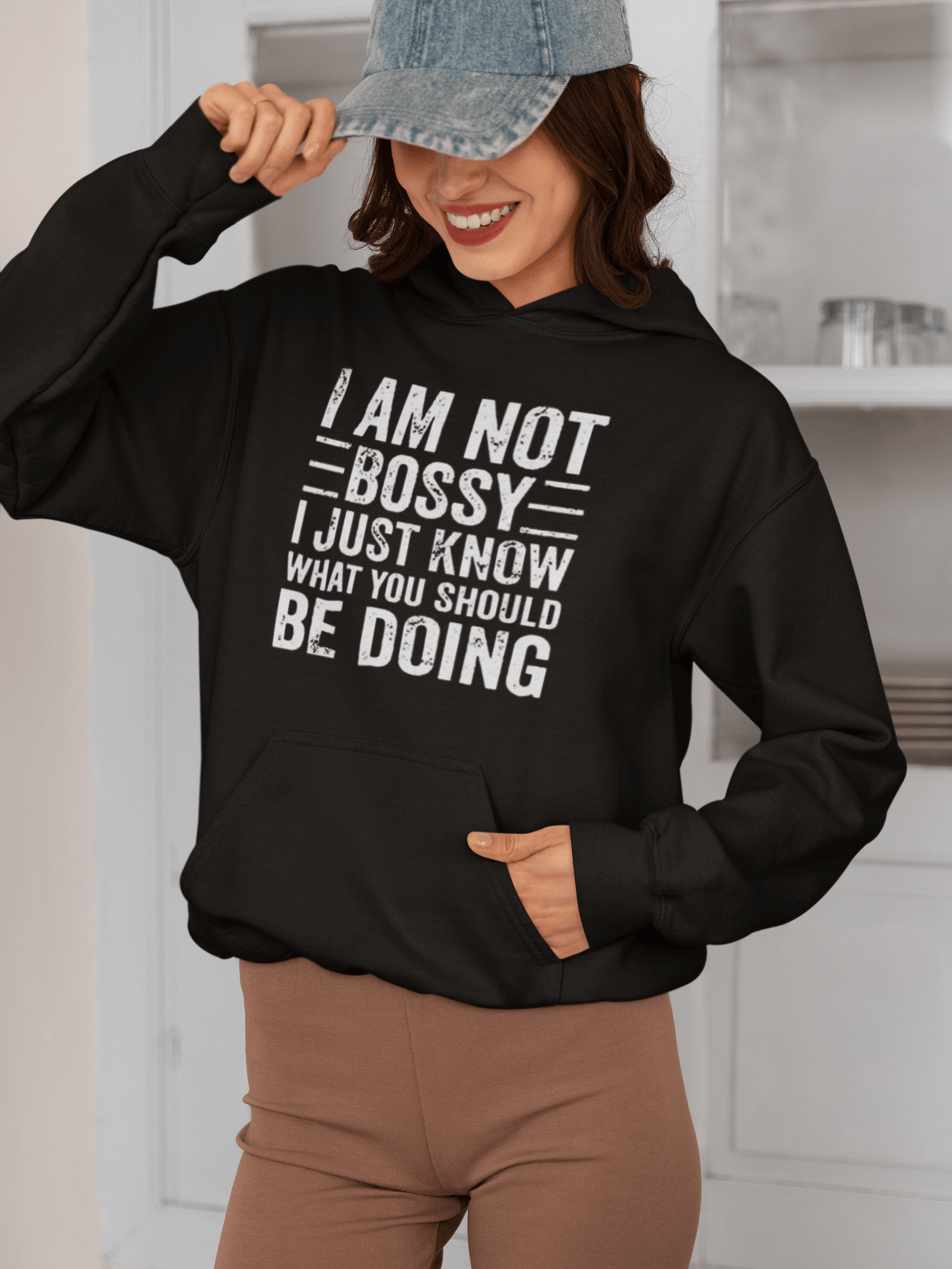 I'm Not Bossy I Just Know What I am Doing Midweight Blended Cotton Pullover - TopKoalaTee