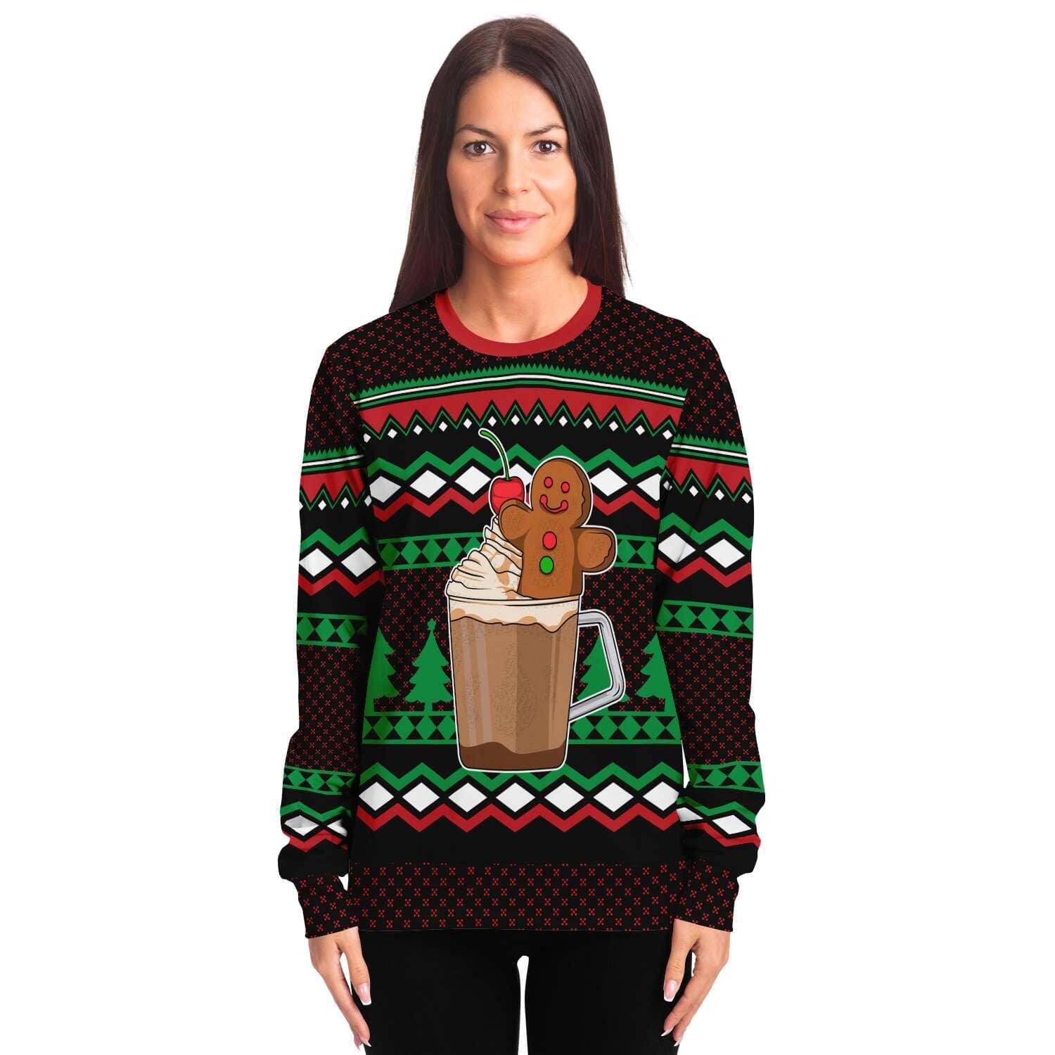 women ugly christmas sweatshirt