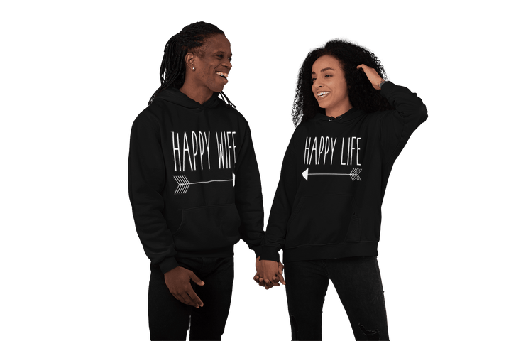 happy life happy wife unisex couples