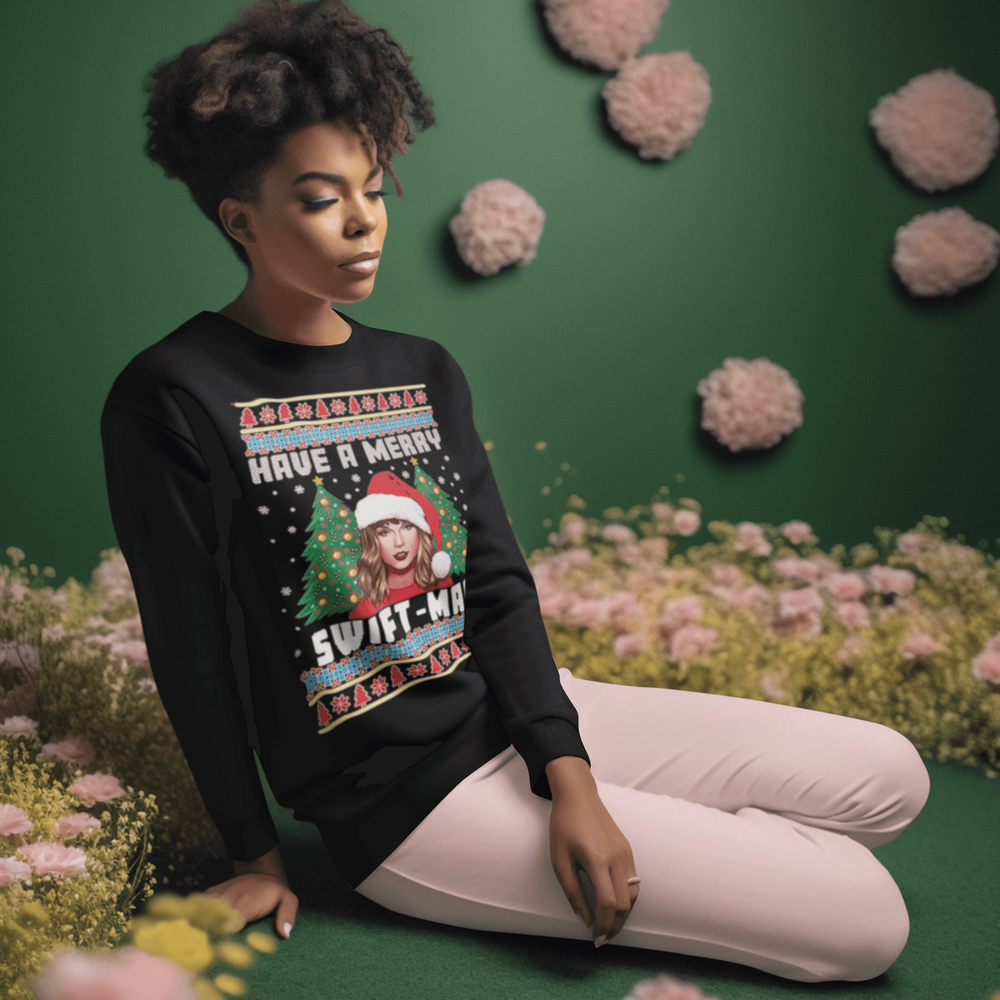 Have A Merry Swift Ugly Christmas Crewneck Sweater - TopKoalaTee