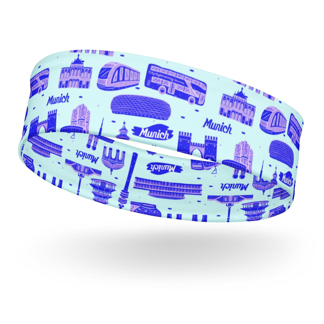 Munich City Themed Quick Dry Unisex Strech Headband - TopKoalaTee