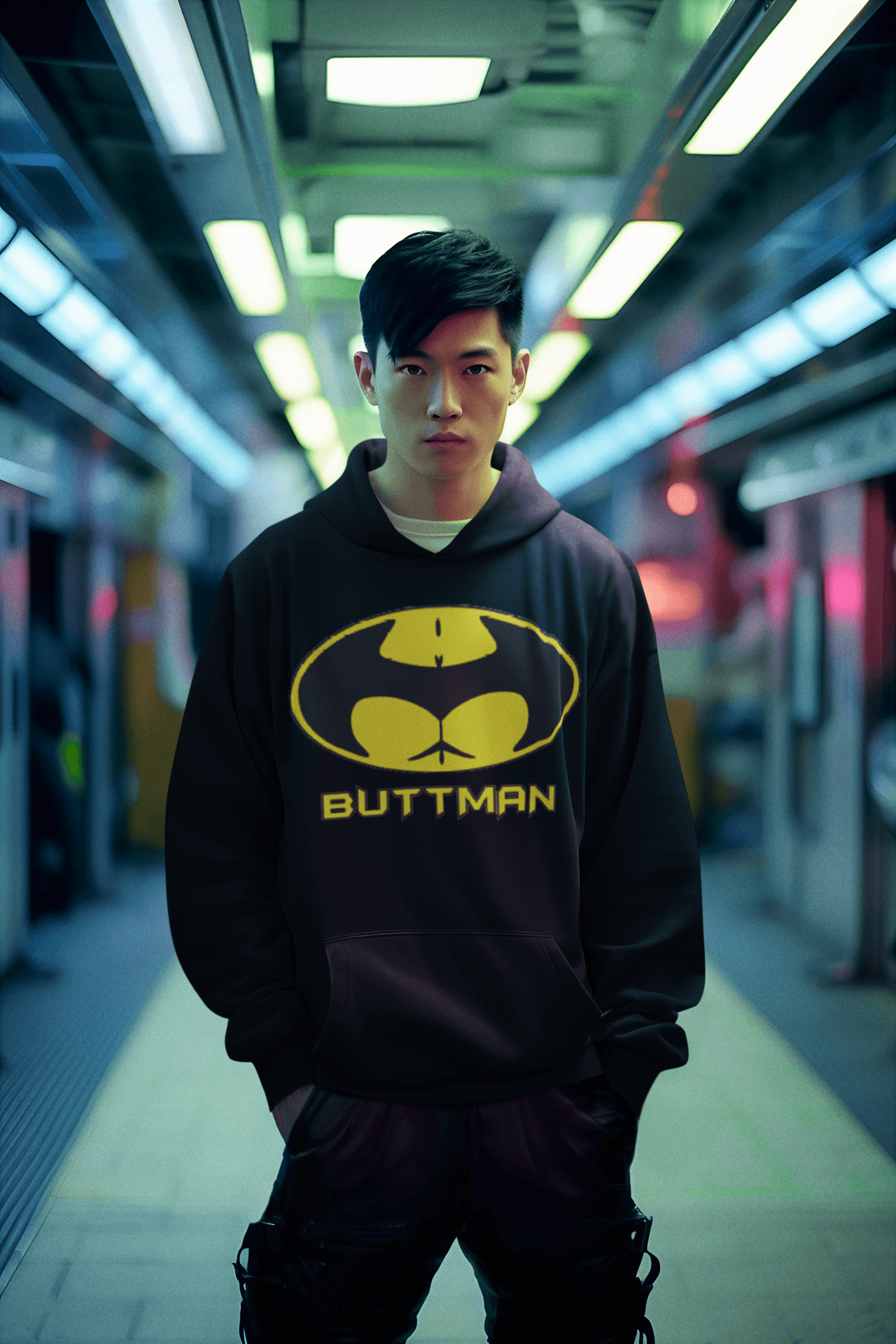 Cotton Blend Hoodie Buttman Soft Style Mid Weight Pullover