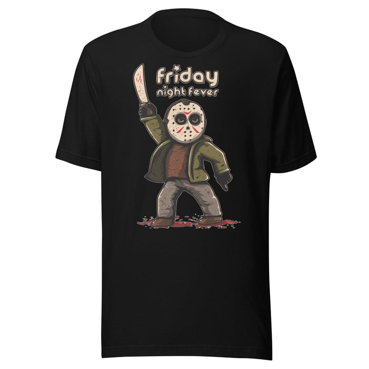 Horror Film T-shirt Jason Doing Friday Night Fever DTG Short Sleeve Crew Neck Unisex Top - TopKoalaTee