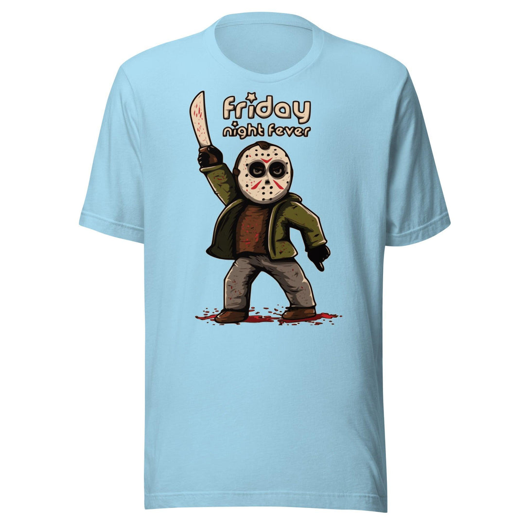 Horror Film T-shirt Jason Doing Friday Night Fever DTG Short Sleeve Crew Neck Unisex Top - TopKoalaTee