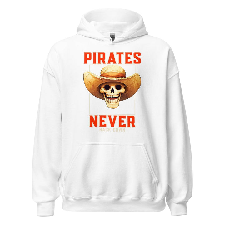 Heavyweight Hoodie Pirates Never Back Down Top Koala Unisex Pullover - TopKoalaTee