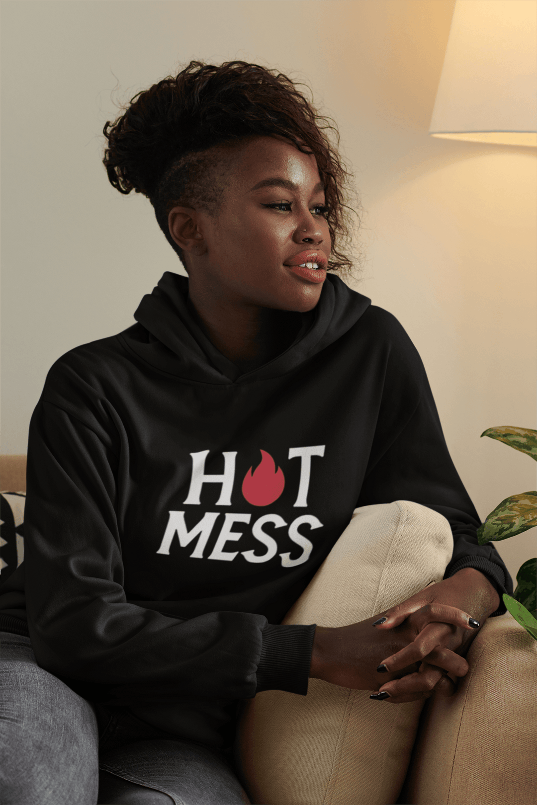 Hot Mess Hoodie Top Koala Soft Style MidWeight Pullover - TopKoalaTee