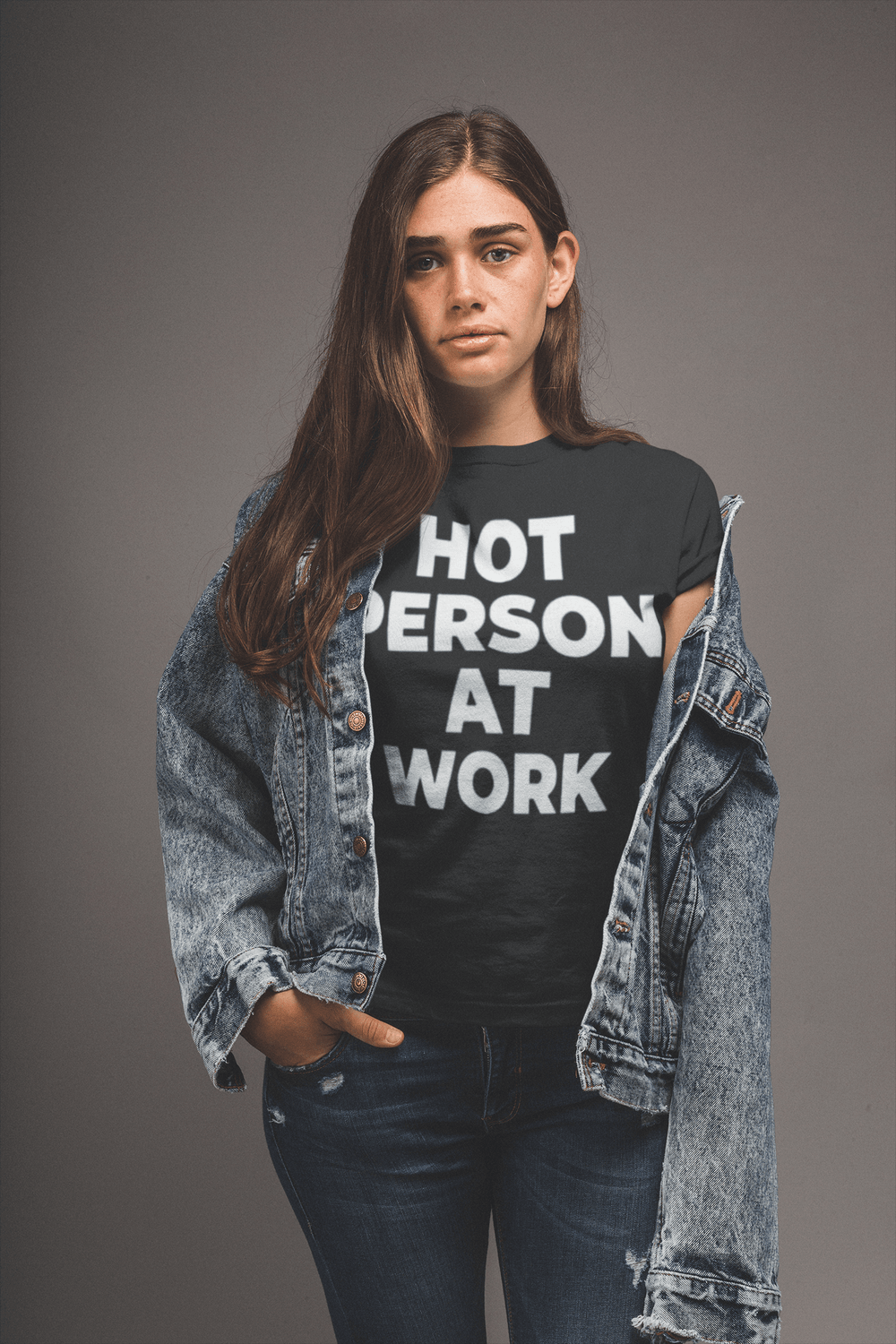 Hot Person at Work T-shirt Top Koala Softstyle Short Sleeve Unisex Tee - TopKoalaTee