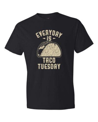 Everyday is Taco Tuesday Graphic Soft Style Short Sleeve T-Shirt