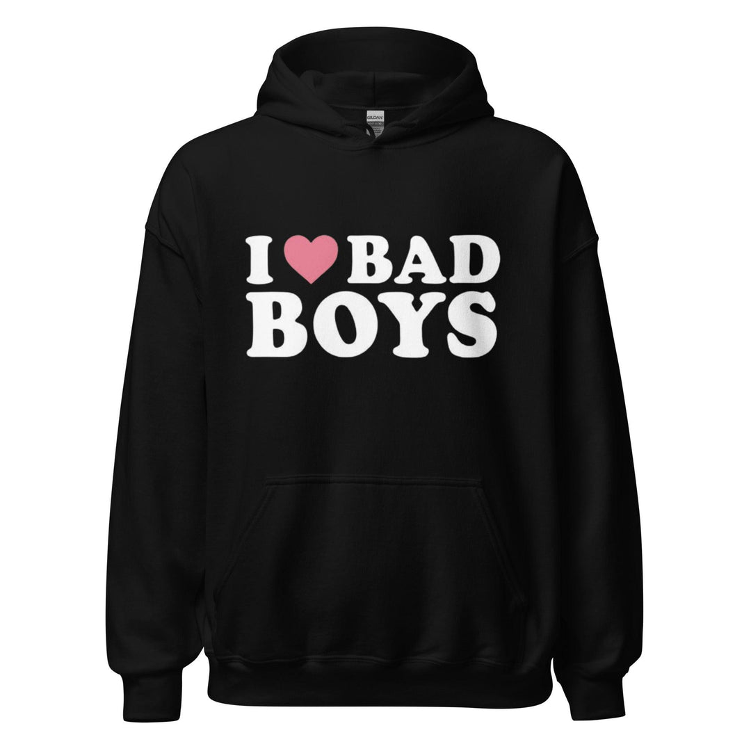 I Love Bad Boys Top Koala Softstyle Blended Cotton Heavyweight Hoodie - TopKoalaTee