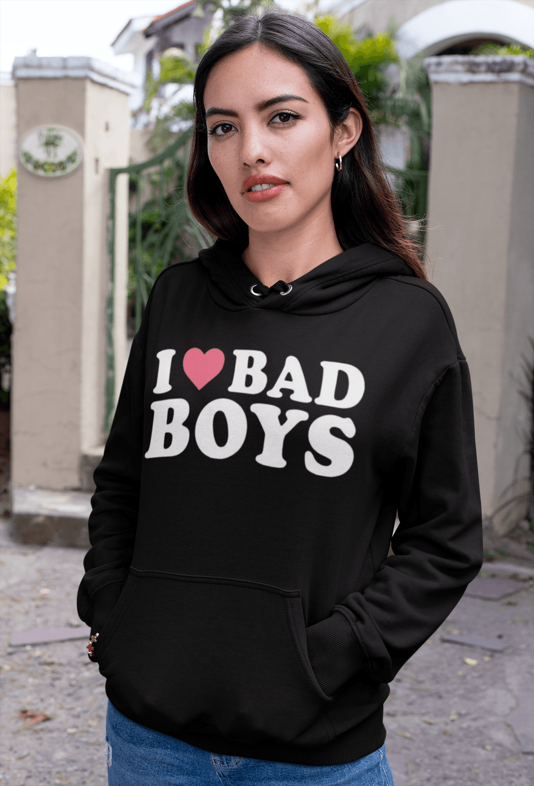 I Love Bad Boys Top Koala Softstyle Blended Cotton Heavyweight Hoodie - TopKoalaTee